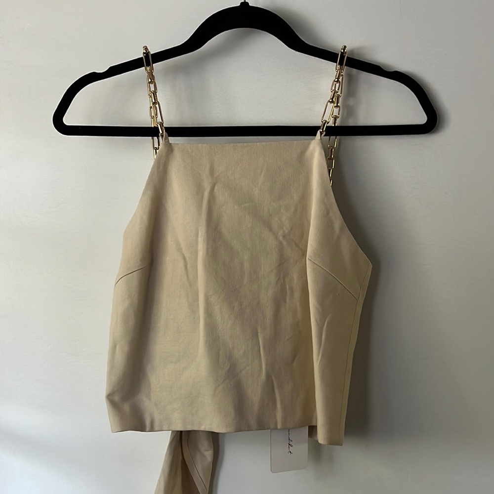 Linen crop top